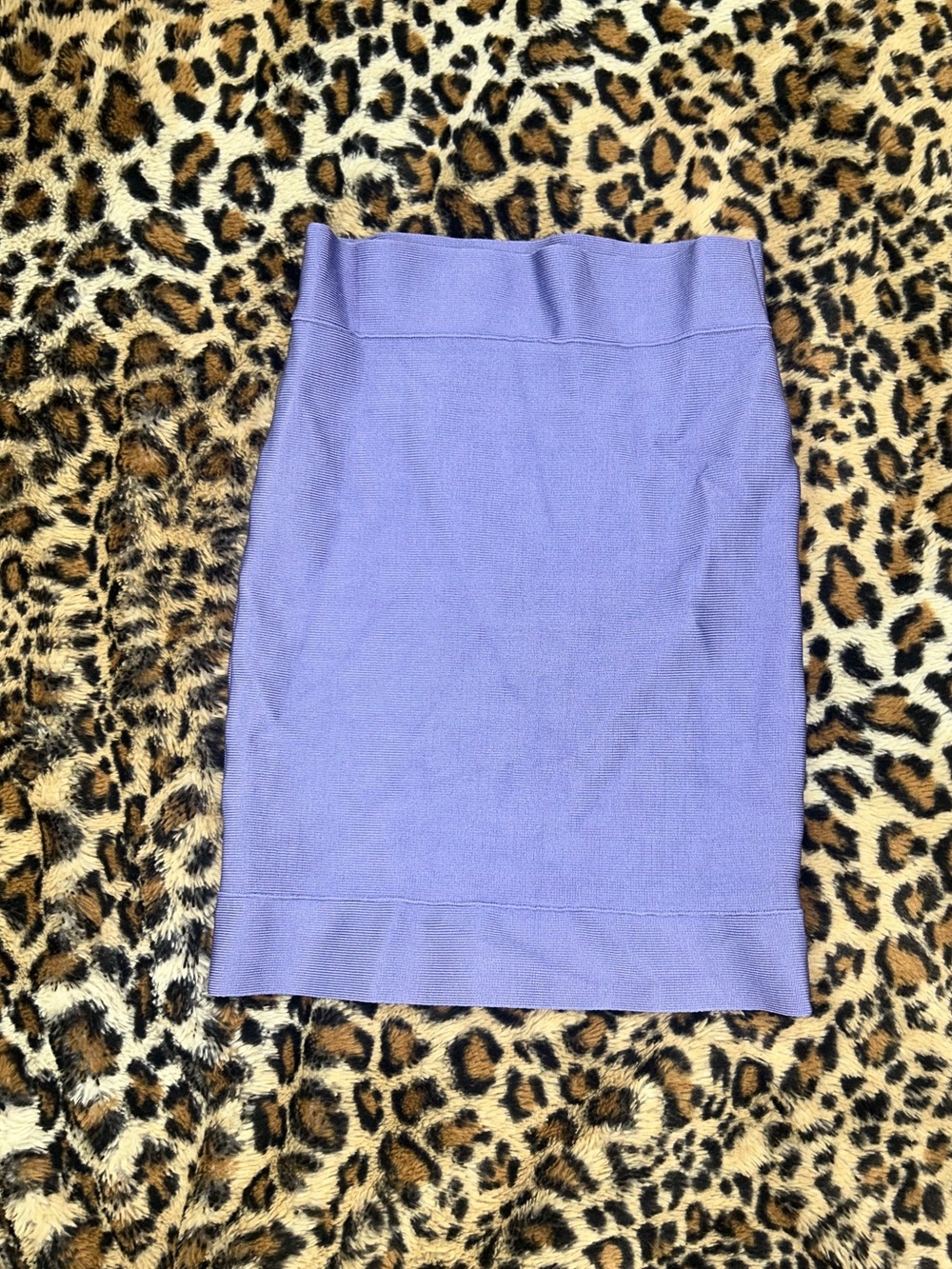 Purple Bodycon Skirt